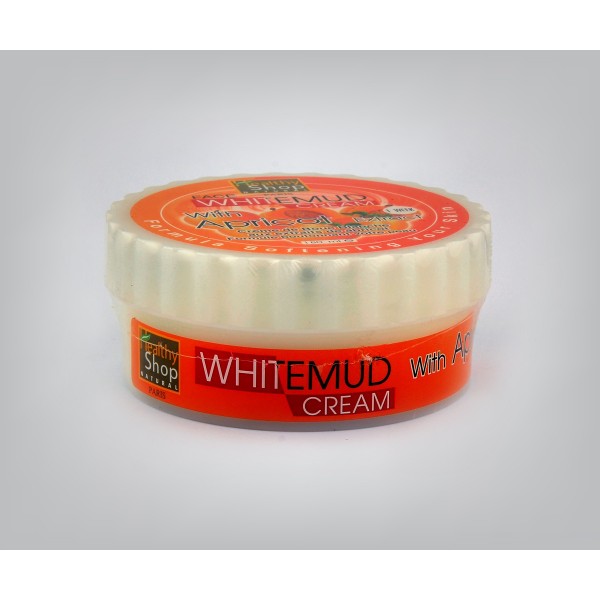 Face white mud cream with apricot extract (180ml)